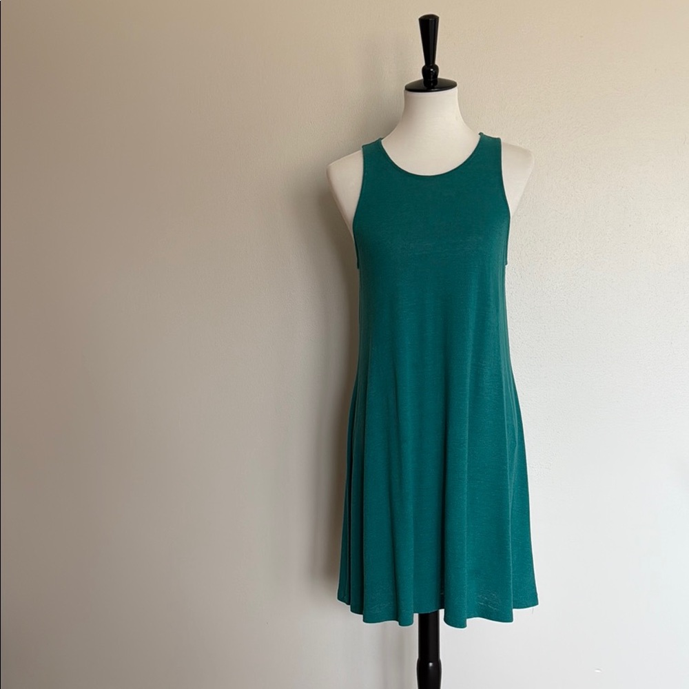 Teal Sleeveless Dress